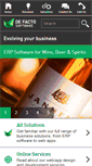 Mobile Screenshot of defactosoftware.com